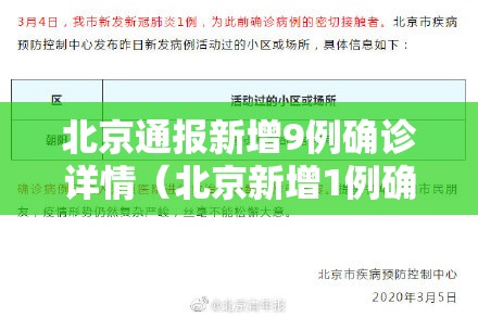 北京通报新增9例确诊详情（北京新增1例确诊病例行动轨迹）