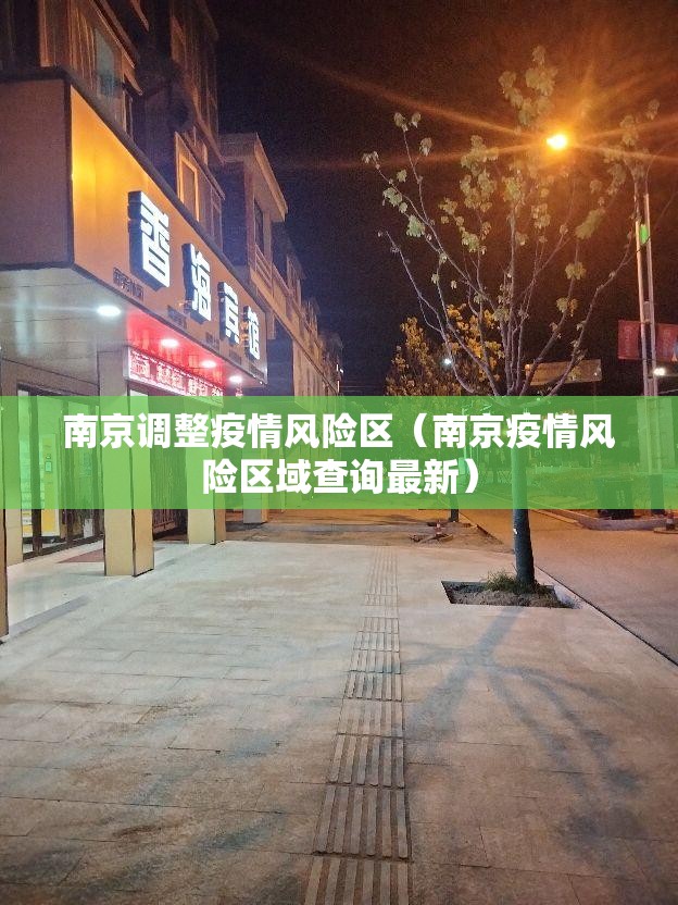 南京调整疫情风险区（南京疫情风险区域查询最新）