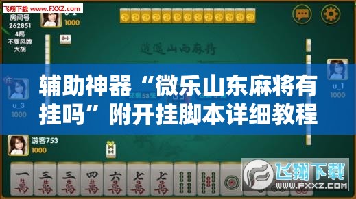 辅助神器“微乐山东麻将有挂吗”附开挂脚本详细教程