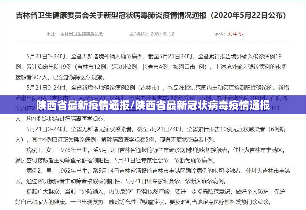 陕西省最新疫情通报/陕西省最新冠状病毒疫情通报