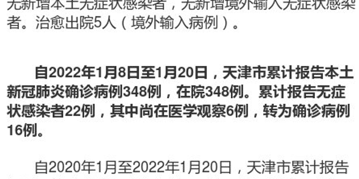 天津新增12例本土确诊病例/天津新增11例