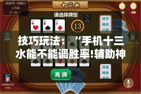技巧玩法：“手机十三水能不能调胜率!辅助神器插件下载