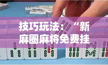 技巧玩法：“新麻圈麻将免费挂”掌握辅助功能必胜规则
