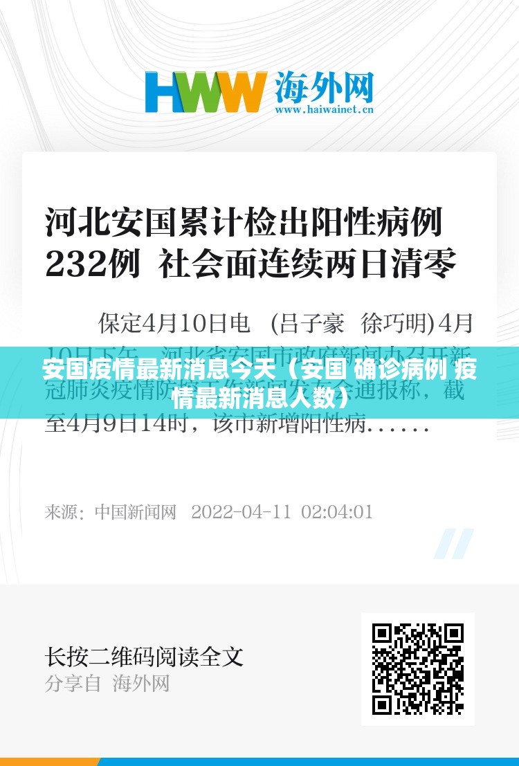 安国疫情最新消息今天（安国 确诊病例 疫情最新消息人数）