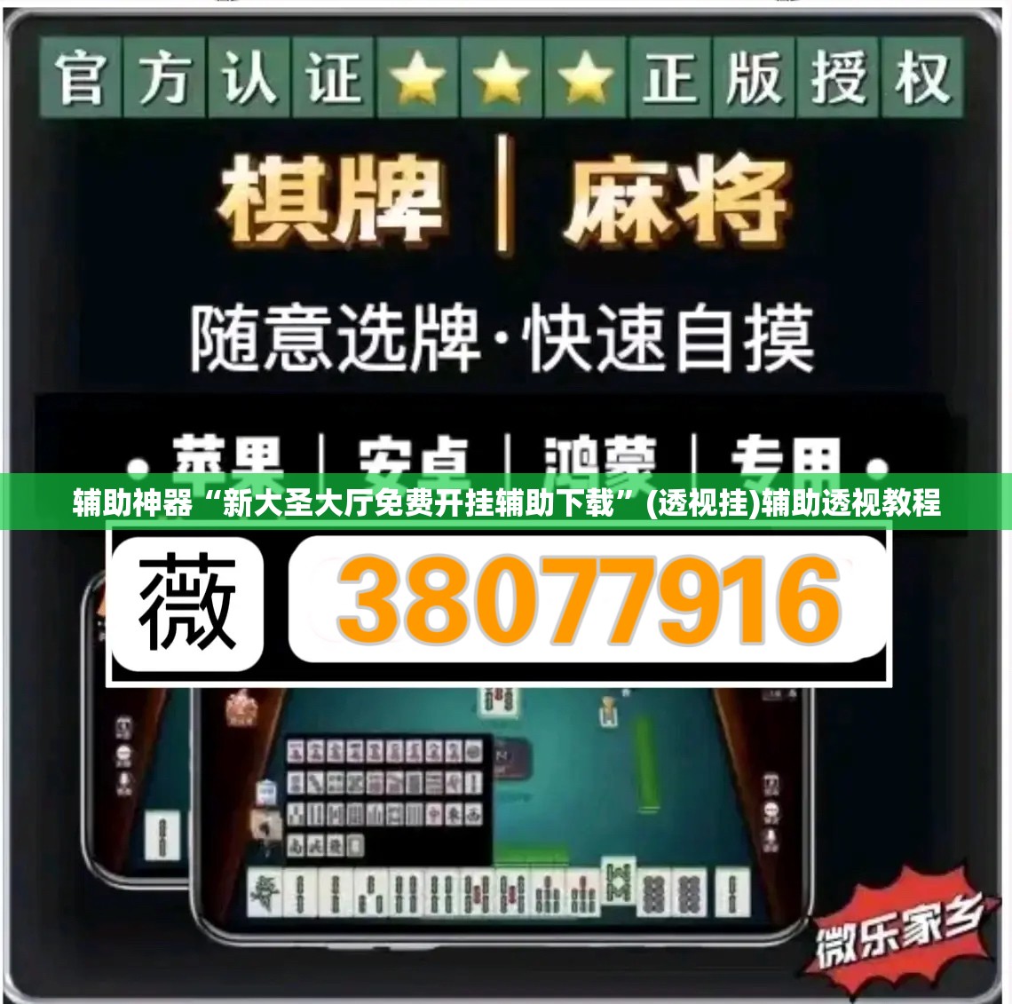 辅助神器“新大圣大厅免费开挂辅助下载”(透视挂)辅助透视教程
