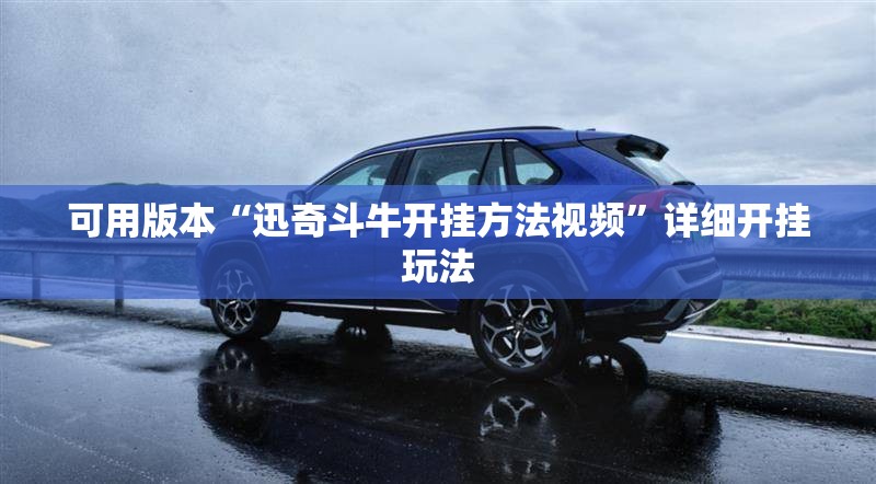 可用版本“迅奇斗牛开挂方法视频”详细开挂玩法