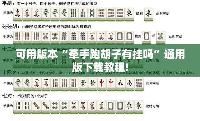 可用版本“牵手跑胡子有挂吗”通用版下载教程!