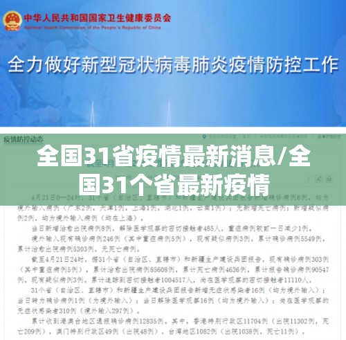 全国31省疫情最新消息/全国31个省最新疫情