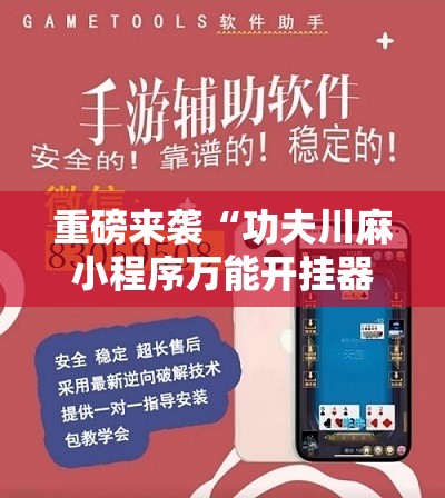 重磅来袭“功夫川麻小程序万能开挂器”掌握辅助功能必胜规则