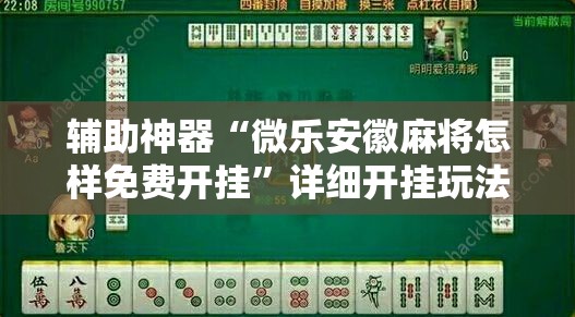 辅助神器“微乐安徽麻将怎样免费开挂”详细开挂玩法