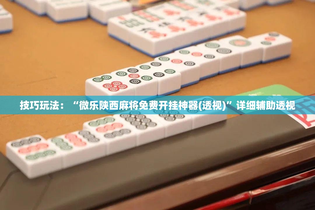 技巧玩法：“微乐陕西麻将免费开挂神器(透视)”详细辅助透视