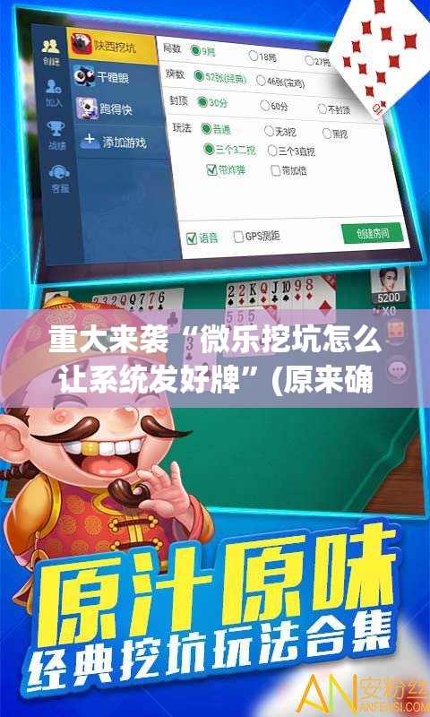 重大来袭“微乐挖坑怎么让系统发好牌”(原来确实是有插件)