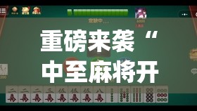 重磅来袭“中至麻将开挂教程方法”开挂(透视)辅助神器