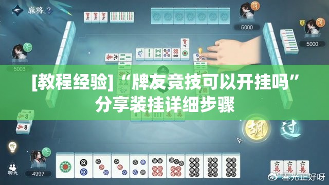 [教程经验]“牌友竞技可以开挂吗”分享装挂详细步骤