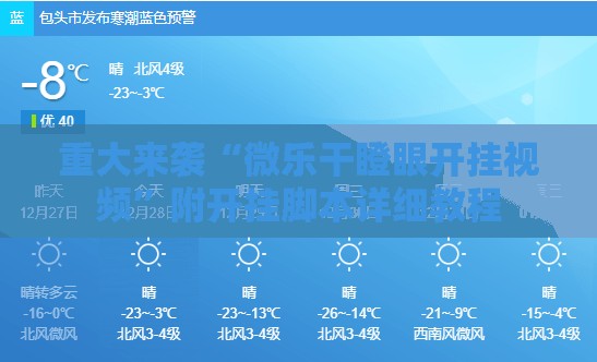 重大来袭“微乐干瞪眼开挂视频”附开挂脚本详细教程
