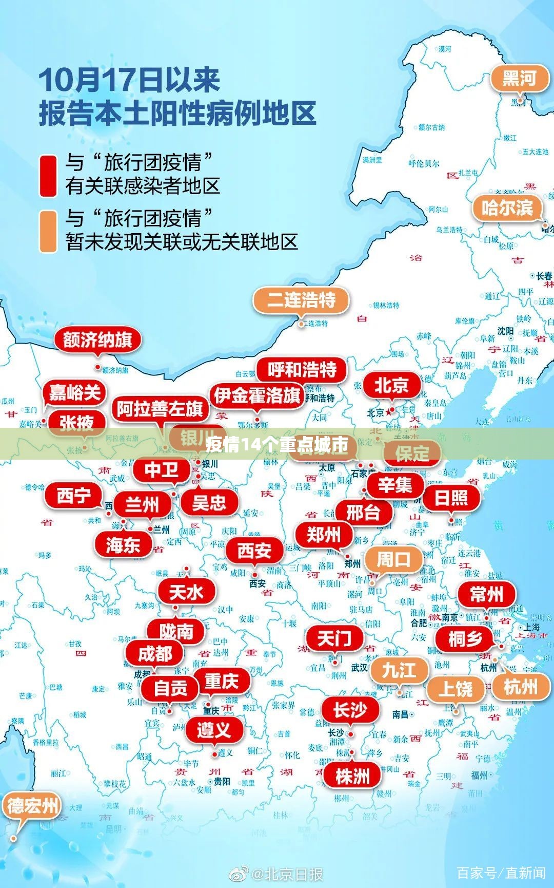 疫情14个重点城市