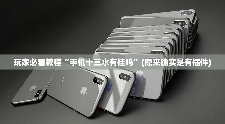玩家必看教程“手机十三水有挂吗”(原来确实是有插件)