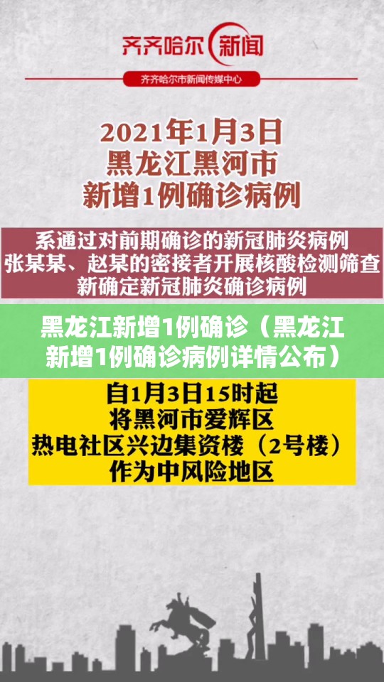 黑龙江新增1例确诊（黑龙江新增1例确诊病例详情公布）