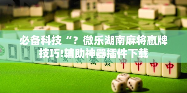 必备科技“？微乐湖南麻将赢牌技巧!辅助神器插件下载