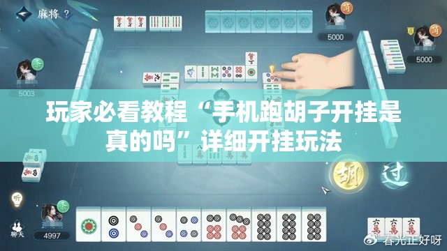玩家必看教程“手机跑胡子开挂是真的吗”详细开挂玩法