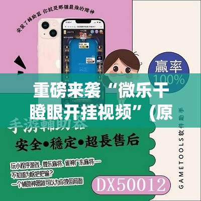 重磅来袭“微乐干瞪眼开挂视频”(原来确实是有插件)