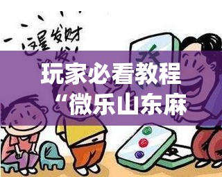 玩家必看教程“微乐山东麻将万能开挂器(透视)”详细辅助透视