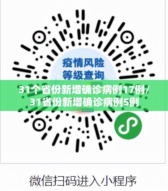 31个省份新增确诊病例17例/31省份新增确诊病例5例