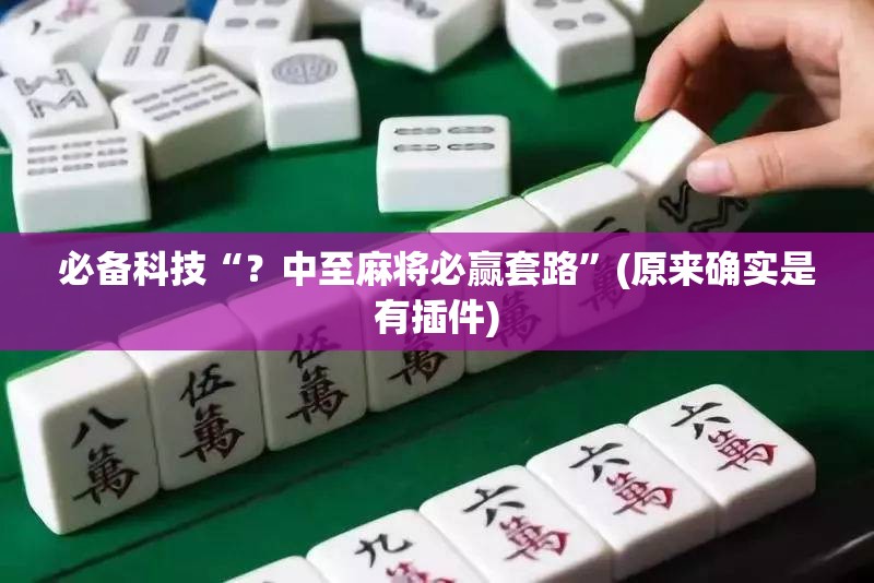 必备科技“？中至麻将必赢套路”(原来确实是有插件)