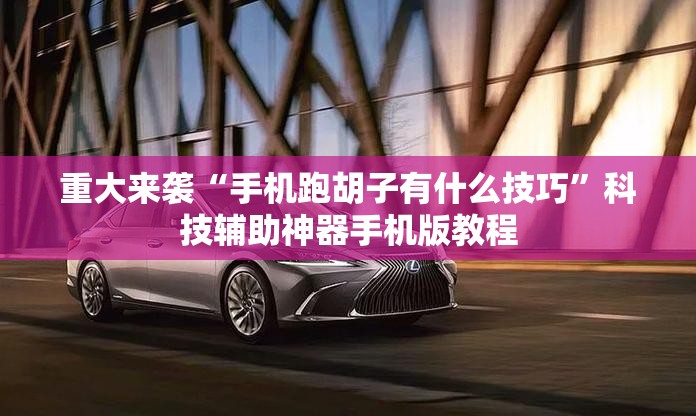 重大来袭“手机跑胡子有什么技巧”科技辅助神器手机版教程