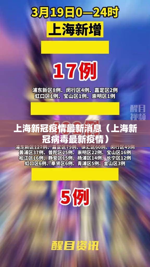 上海新冠疫情最新消息（上海新冠病毒最新疫情）