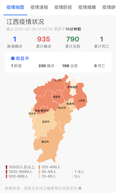 江西新增1例阳性（江西新增1例确诊）