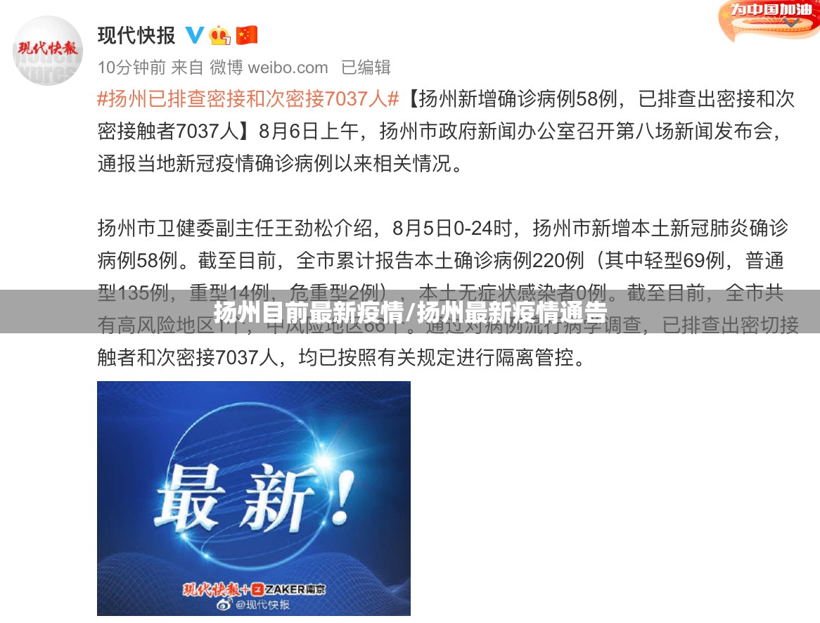 扬州目前最新疫情/扬州最新疫情通告 扬州目前最新疫情/扬州最新疫情通告