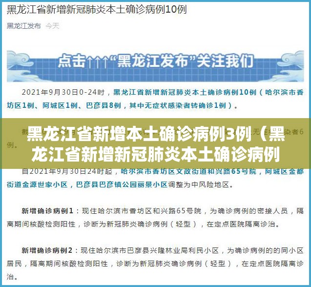 黑龙江省新增本土确诊病例3例(黑龙江省新增新冠肺炎本土确诊病例5例) 黑龙江省新增本土确诊病例3例(黑龙江省新增新冠肺炎本土确诊病例5例)
