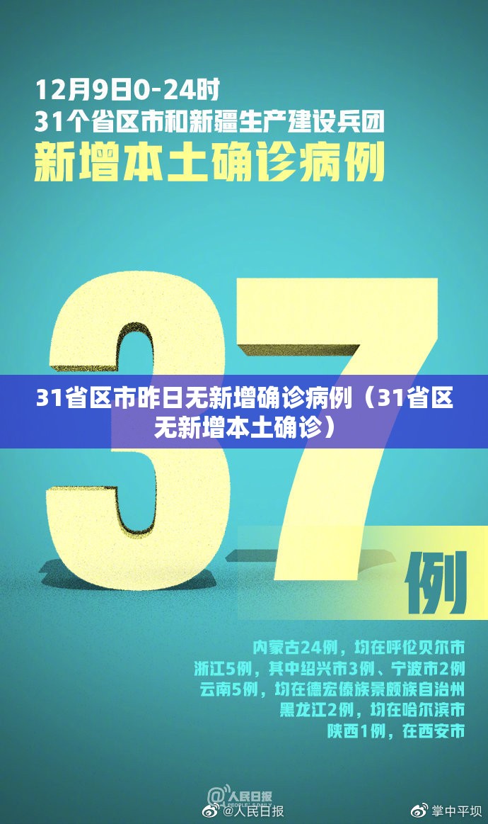 31省区市昨日无新增确诊病例(31省区无新增本土确诊) 31省区市昨日无新增确诊病例(31省区无新增本土确诊)
