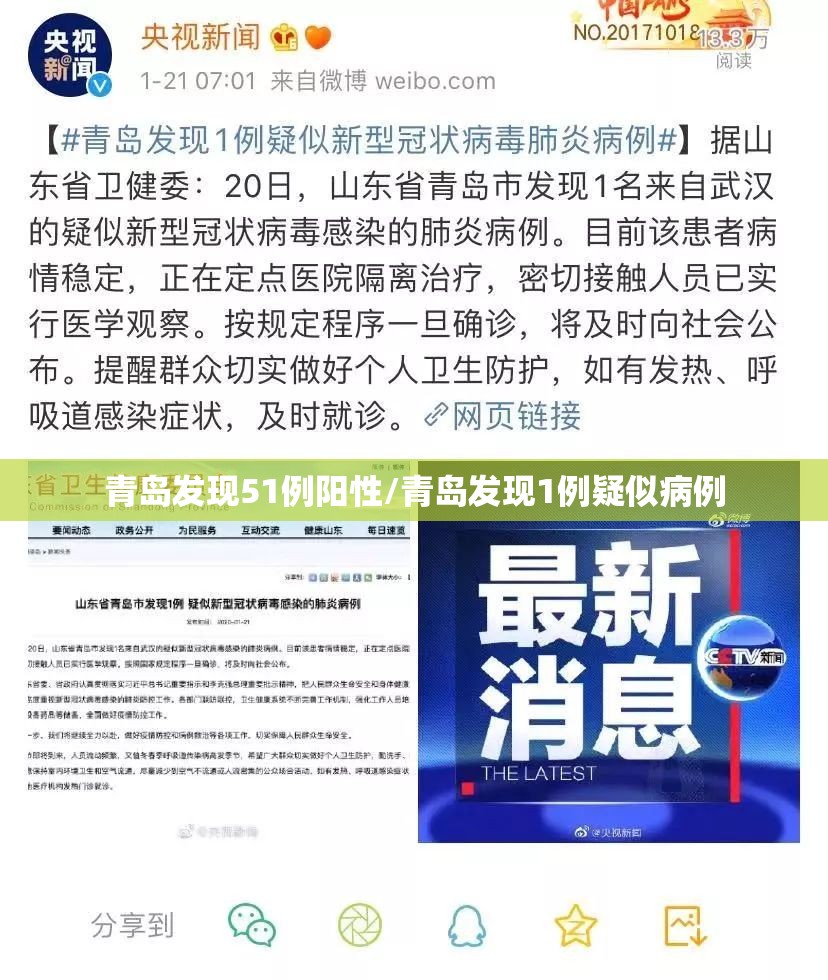 青岛发现51例阳性/青岛发现1例疑似病例