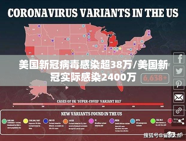 美国新冠病毒感染超38万/美国新冠实际感染2400万 美国新冠病毒感染超38万/美国新冠实际感染2400万