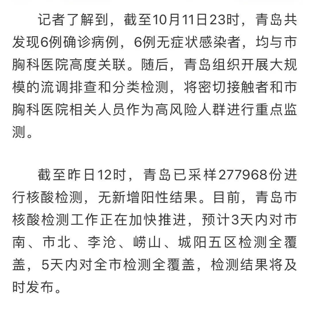 青岛无症状感染者数量下降/青岛出现无症状 青岛无症状感染者数量下降/青岛出现无症状