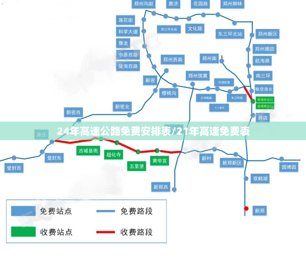 24年高速公路免费安排表/21年高速免费表