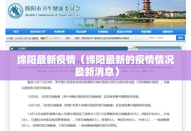 绵阳最新疫情（绵阳最新的疫情情况 最新消息）