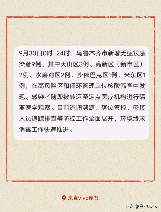 乌鲁木齐报告1例无症状感染者/乌鲁木齐报告1例无症状感染者详情