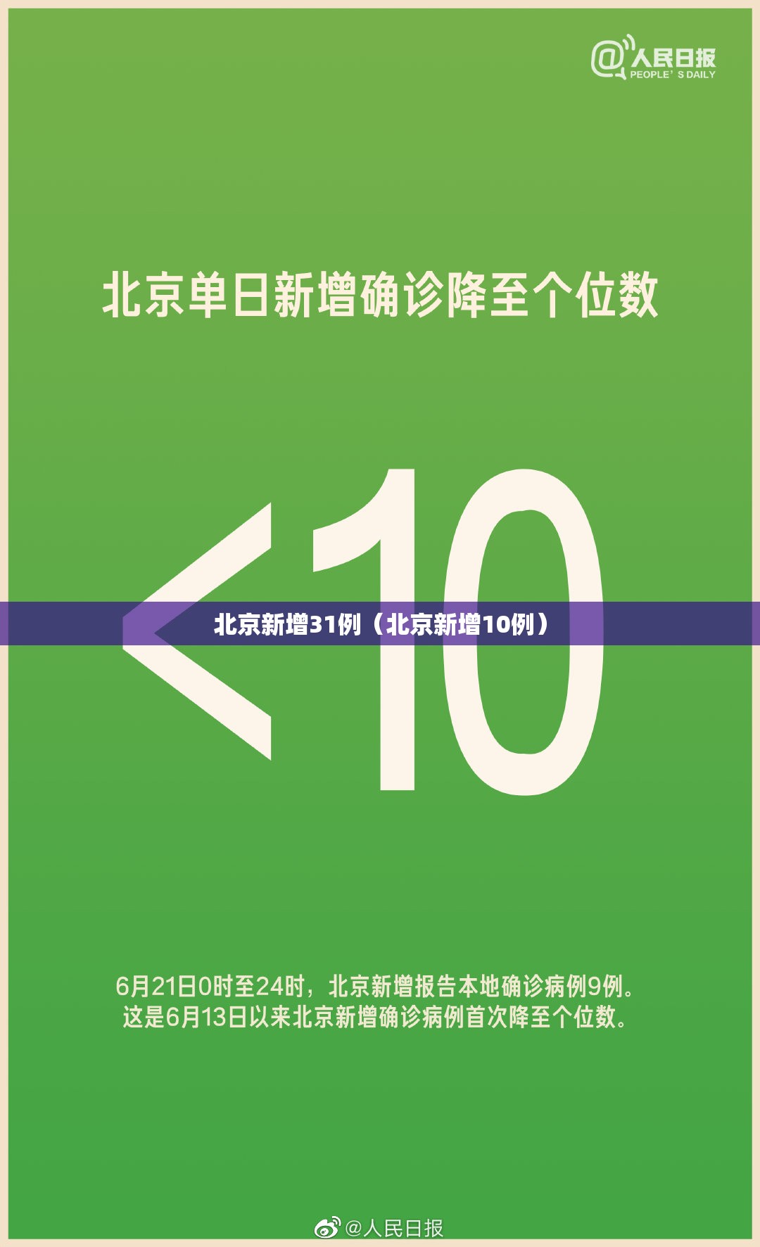 北京新增31例(北京新增10例) 北京新增31例(北京新增10例)