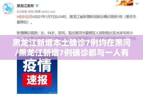 黑龙江新增本土确诊7例均在黑河/黑龙江新增7例确诊都与一人有关