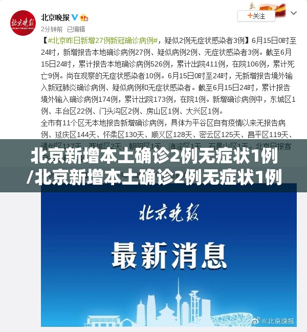 北京新增本土确诊2例无症状1例/北京新增本土确诊2例无症状1例病例 北京新增本土确诊2例无症状1例/北京新增本土确诊2例无症状1例病例