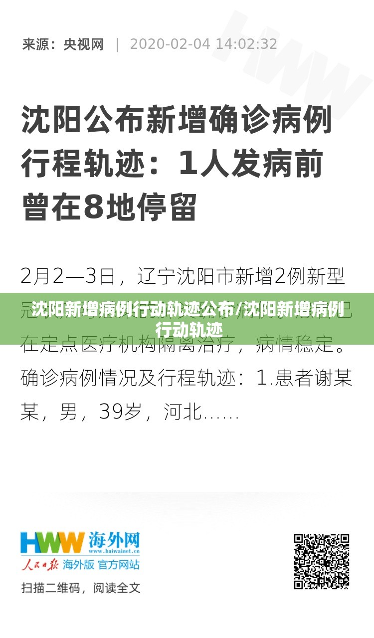 沈阳新增病例行动轨迹公布/沈阳新增病例 行动轨迹 沈阳新增病例行动轨迹公布/沈阳新增病例 行动轨迹