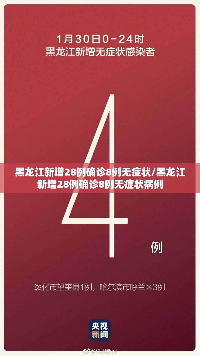 黑龙江新增28例确诊8例无症状/黑龙江新增28例确诊8例无症状病例