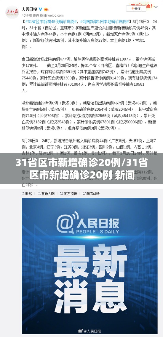 31省区市新增确诊20例/31省区市新增确诊20例 新闻