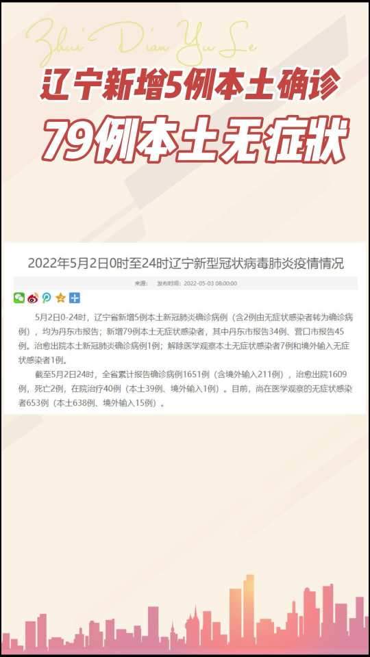 辽宁新增本土无症状52例(辽宁新增8例无症状病例) 辽宁新增本土无症状52例(辽宁新增8例无症状病例)