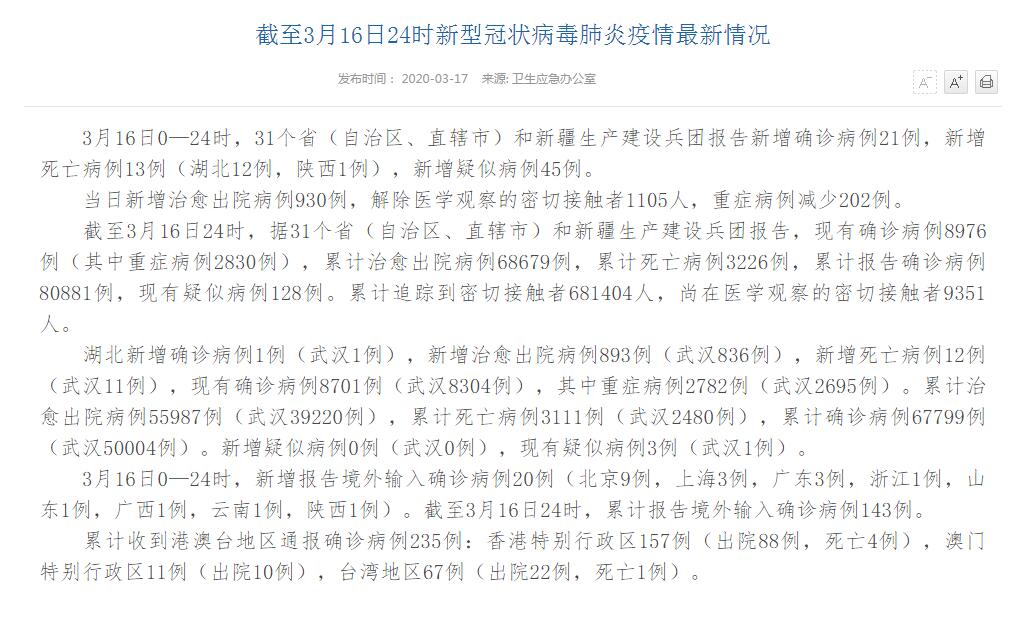 31省区市新增确诊20例(31省区市新增确诊病例21例_) 31省区市新增确诊20例(31省区市新增确诊病例21例_)