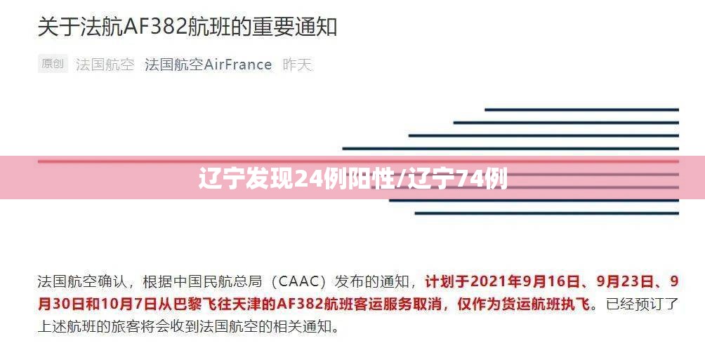 辽宁发现24例阳性/辽宁74例 辽宁发现24例阳性/辽宁74例