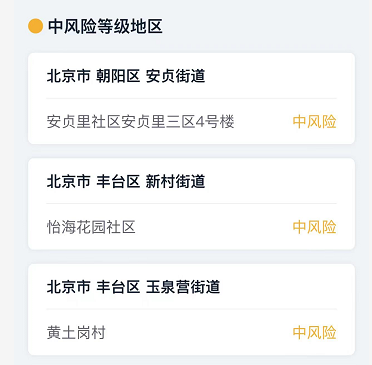 中风险地区标准/中风险区标准是什么意思